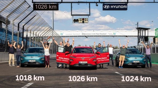 전기차 코나 일렉트릭, 1회 충전으로 1026km 주행기록, 비결은?