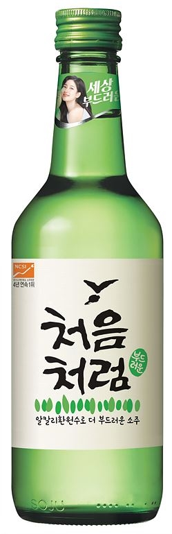 처음처럼 16.9도 내린다...저도주 바람