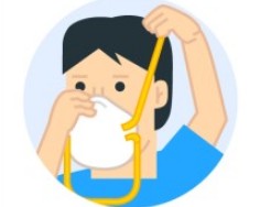 마스크 쓸 땐 ‘이렇게’…올바른 마스크 착용법
