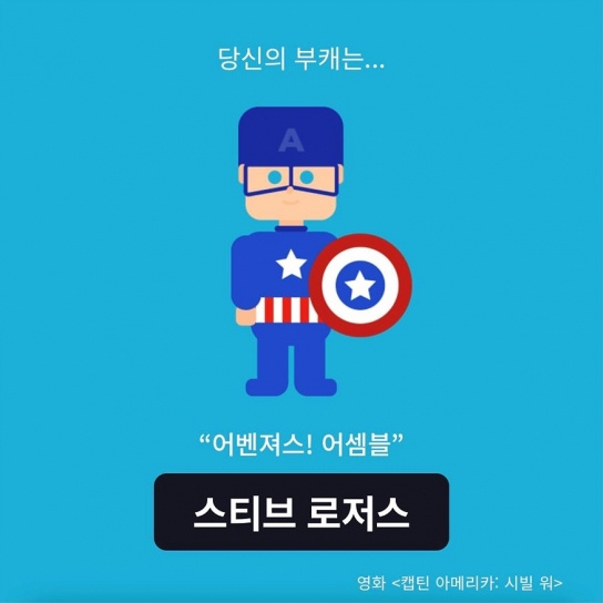 영화 속 내 부캐는 누구?...부캐 찾기 MBTI 테스트 인기