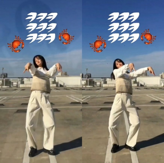 유웨이, '게 춤' 완벽 재현? 중국 SNS 화제
