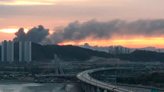 인천 남동공단 필터공장 화재 발생