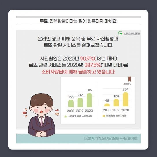 '무료 이벤트 촬영' 등 온라인 부당 표시·광고 주의