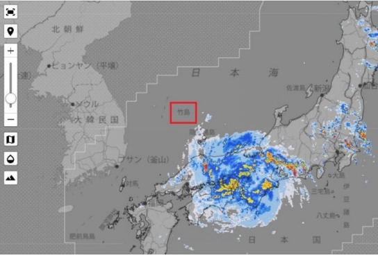 광복절에 도발한 日 기상청...독도를 일본땅으로 표기