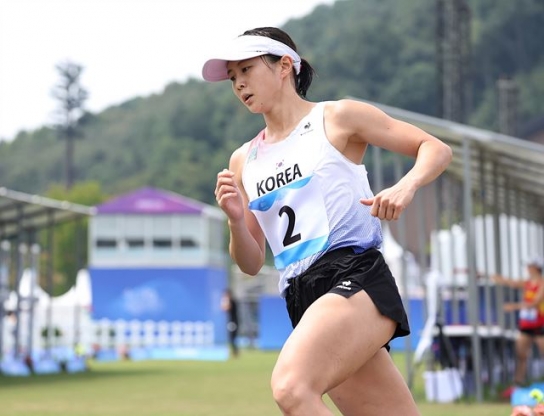 [아시안게임] 한국 첫 메달은 김선우 근대5종 여자 개인전 은메달