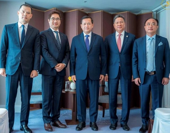 전우종 SK증권 대표, 캄보디아 총리와 투자협력 논의