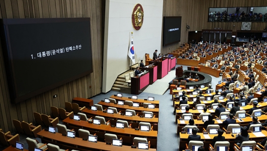 '대통령 탄핵안' 가결… 이 시간 이후 尹 직무 정지