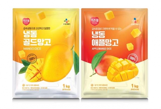 CJ프레시웨이, ‘이츠웰 냉동망고’ 2종 출시 “냉동과일로 여름 공략”
