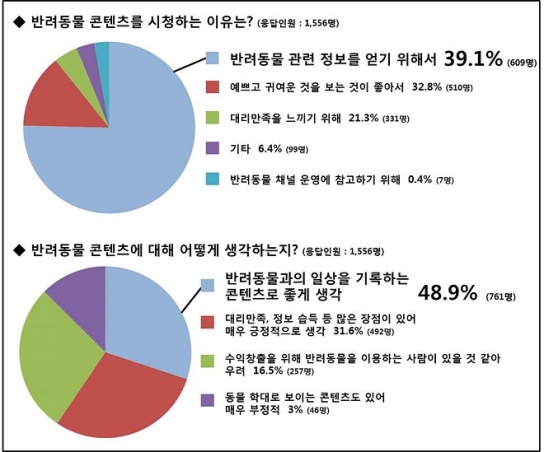청소년 80.5%, 반려동물 소재 온라인 콘텐츠에 긍정