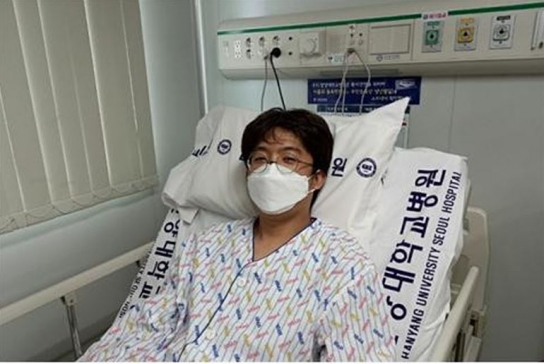2만분의1 확률, 조혈모세포 기증한 행정원