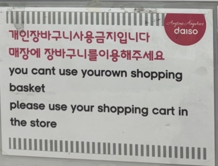 [단독] 다이소, ‘개인 장바구니 금지’ 논란… 소비자는 잠재적 절도자?