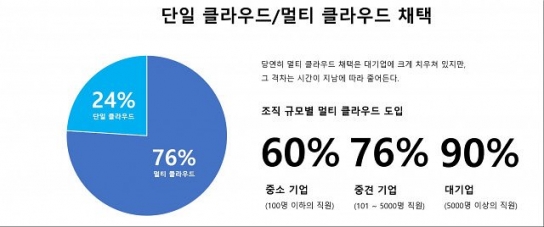 “글로벌 기업의 76%가 이미 멀티 클라우드 전략 채택”